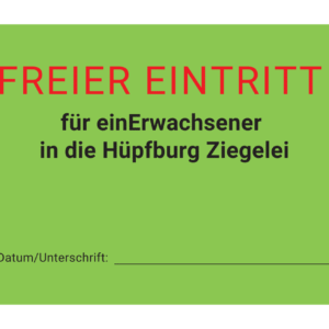 Eintritt für Erwachsene 6 Fr Digitaler Gutschein
